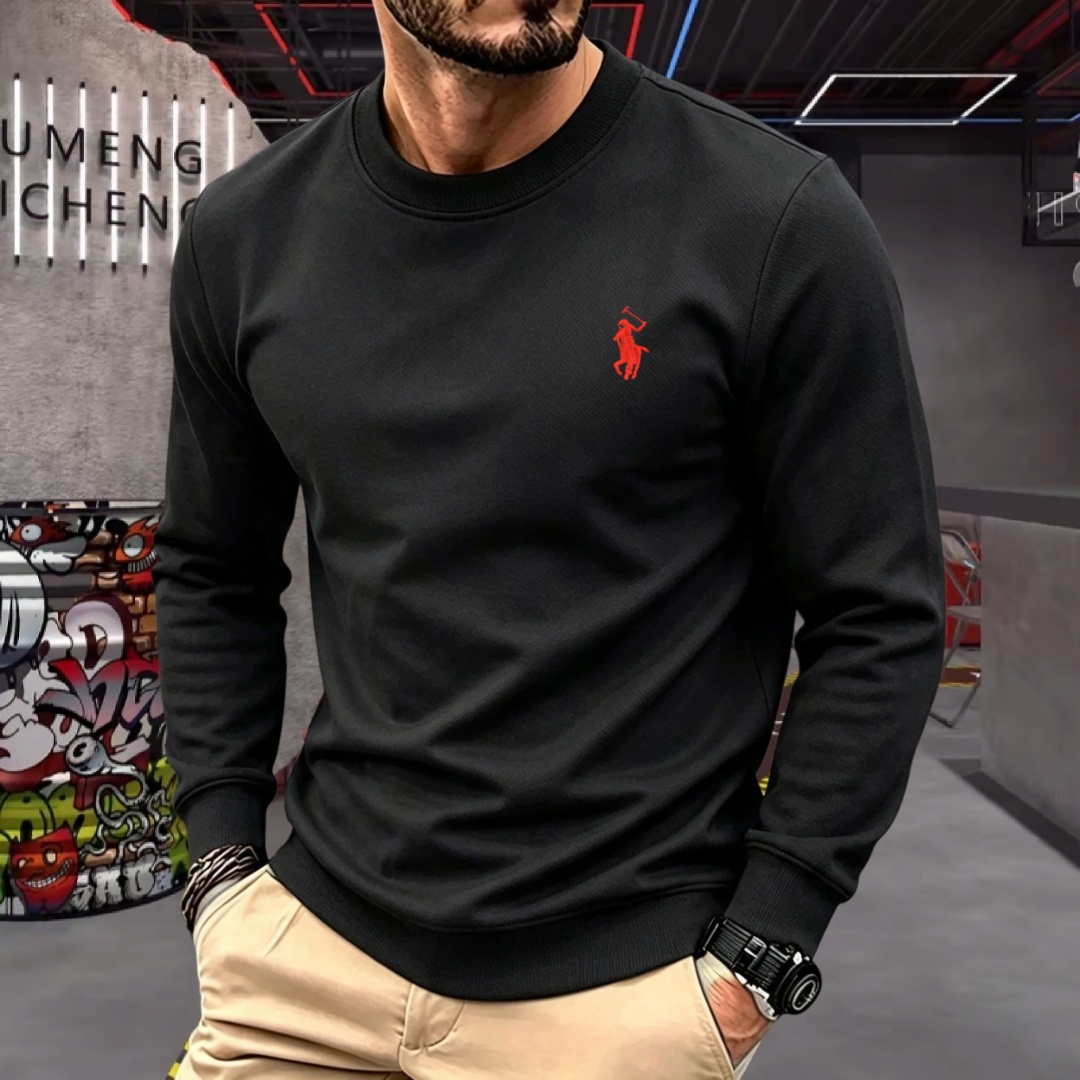 Fashion Mens Shirt - Weiches Baumwoll-Herren-T-Shirt mit langen Ärmeln und