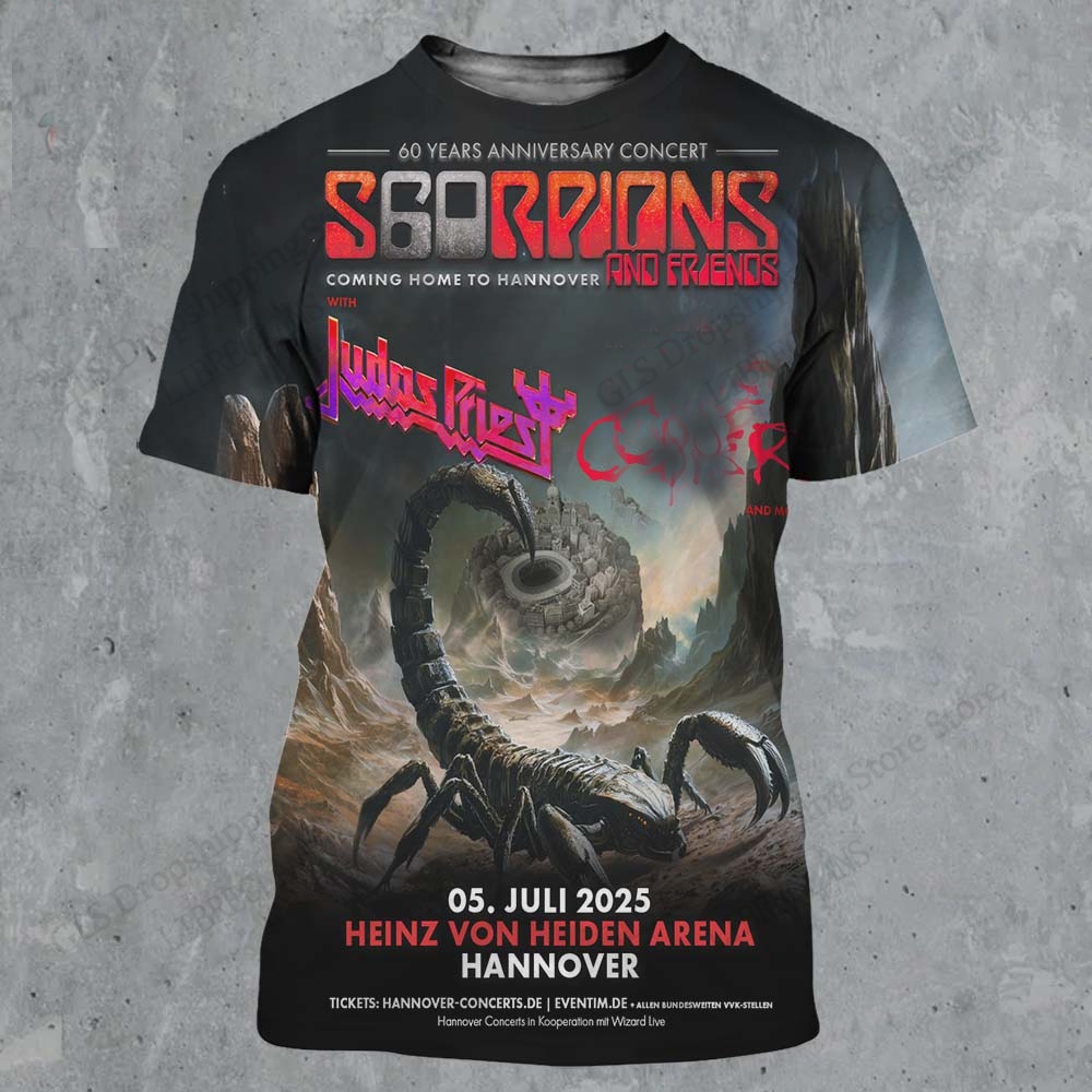 Men'S Fashion Over 60 - Neues Rockband Scorpions 60 Jahre Tour