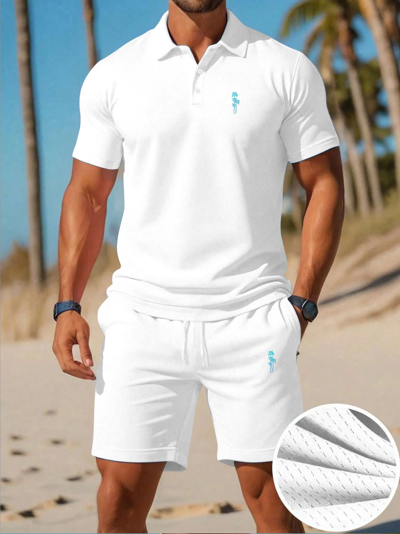 Men'S Fashion Polo Shirt - Sommerliches neues Herren-Poloshirt-Set, lässig, sportlich, cool,