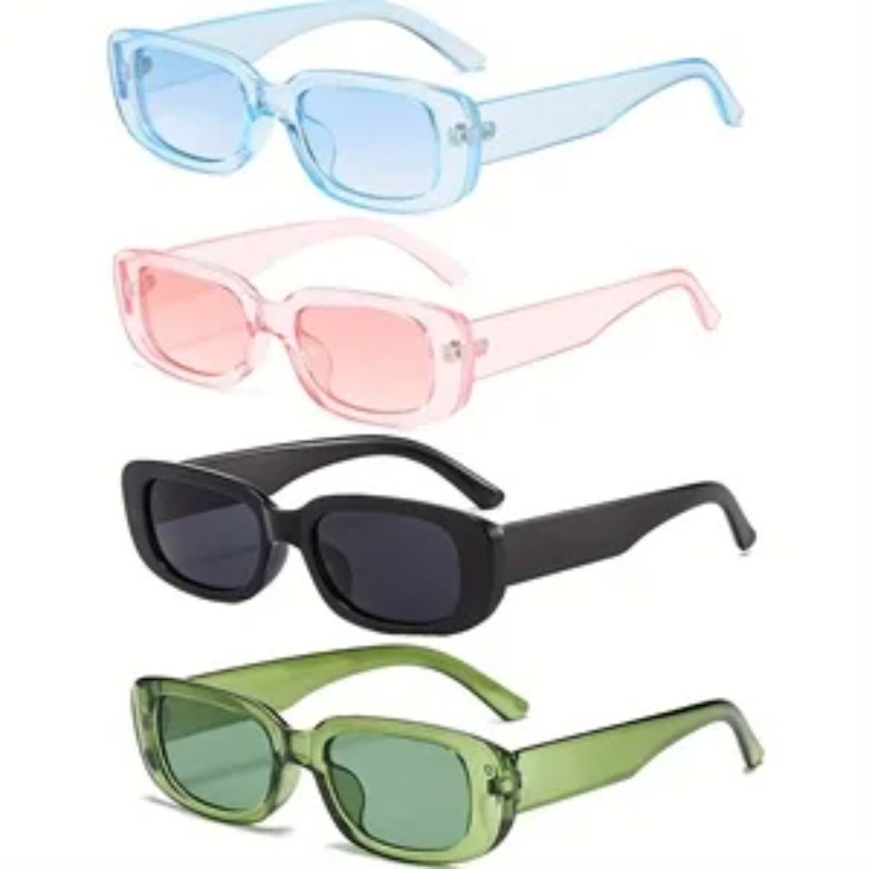 Men'S Fashion Old Money - 1/4 Stück Neue Kleine Quadratische Sonnenbrille