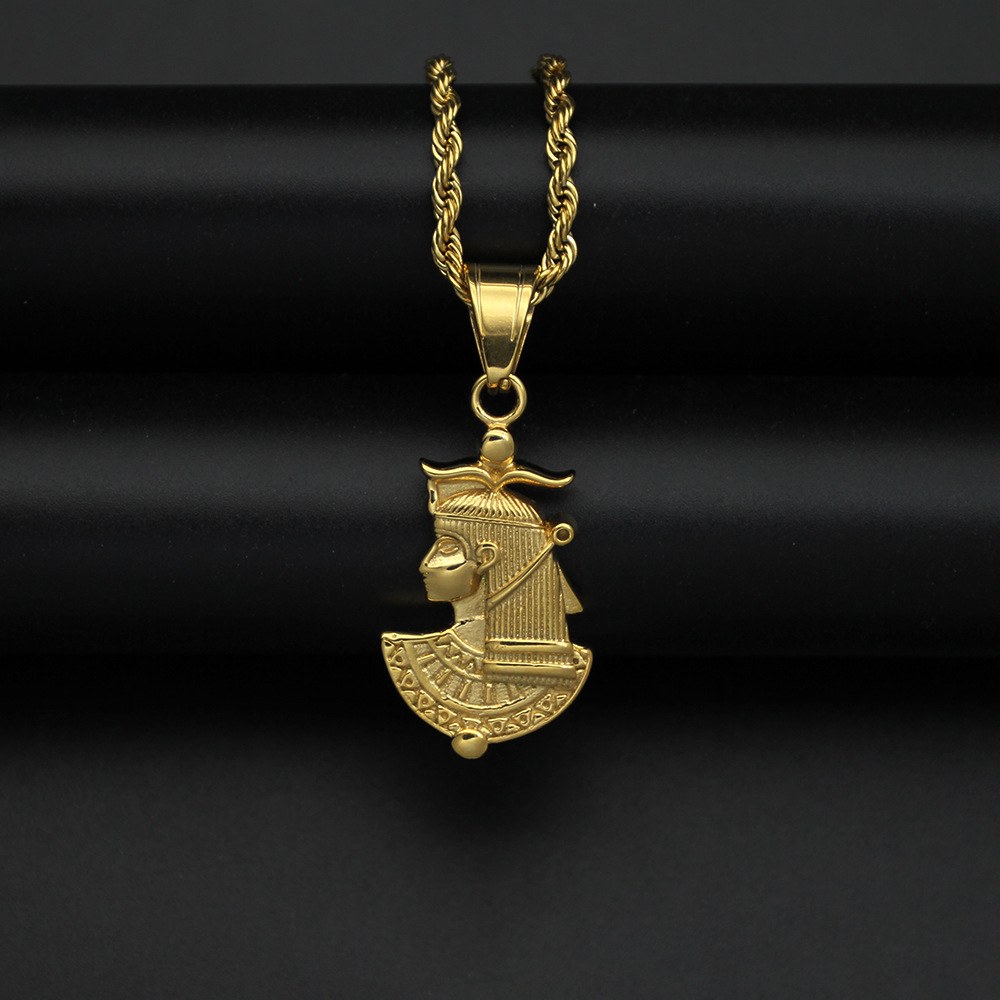 Men Fashion Egypt - Neue Ägypten Pharao Sphinx 316L Edelstahl