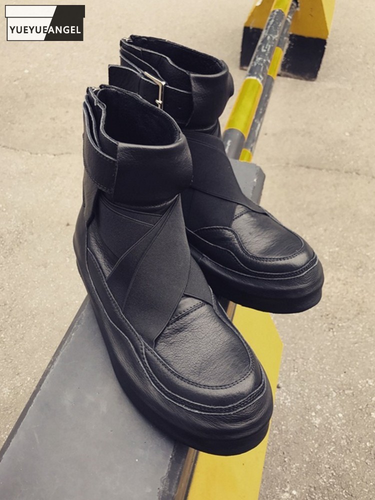 Men'S Fashion Footwear - Handgemachte Mode Männer Rindsleder Patchwork Runde