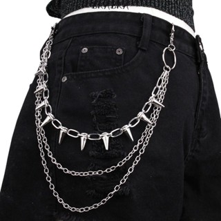 Men'S Fashion Rings - Unisex Hip-Hop Punk Rock Metall Taillenkette