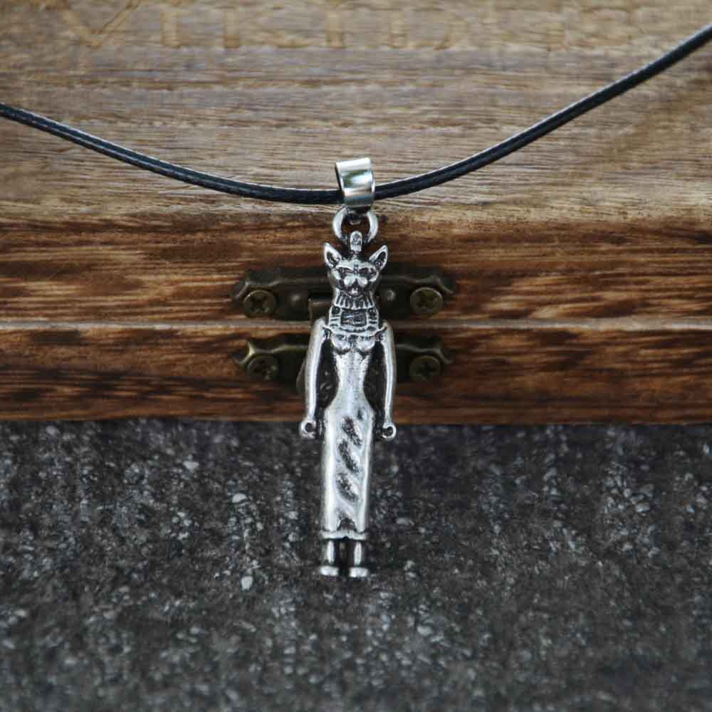 Men Fashion Egypt - Nostalgie Kleine antike ägyptische Gott Bastet
