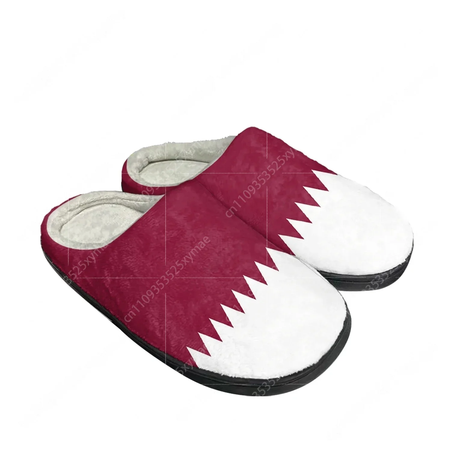 Men'S Fashion Qatar - Katar-Flagge Baumwoll-Hausschuhe für Herren und Damen,