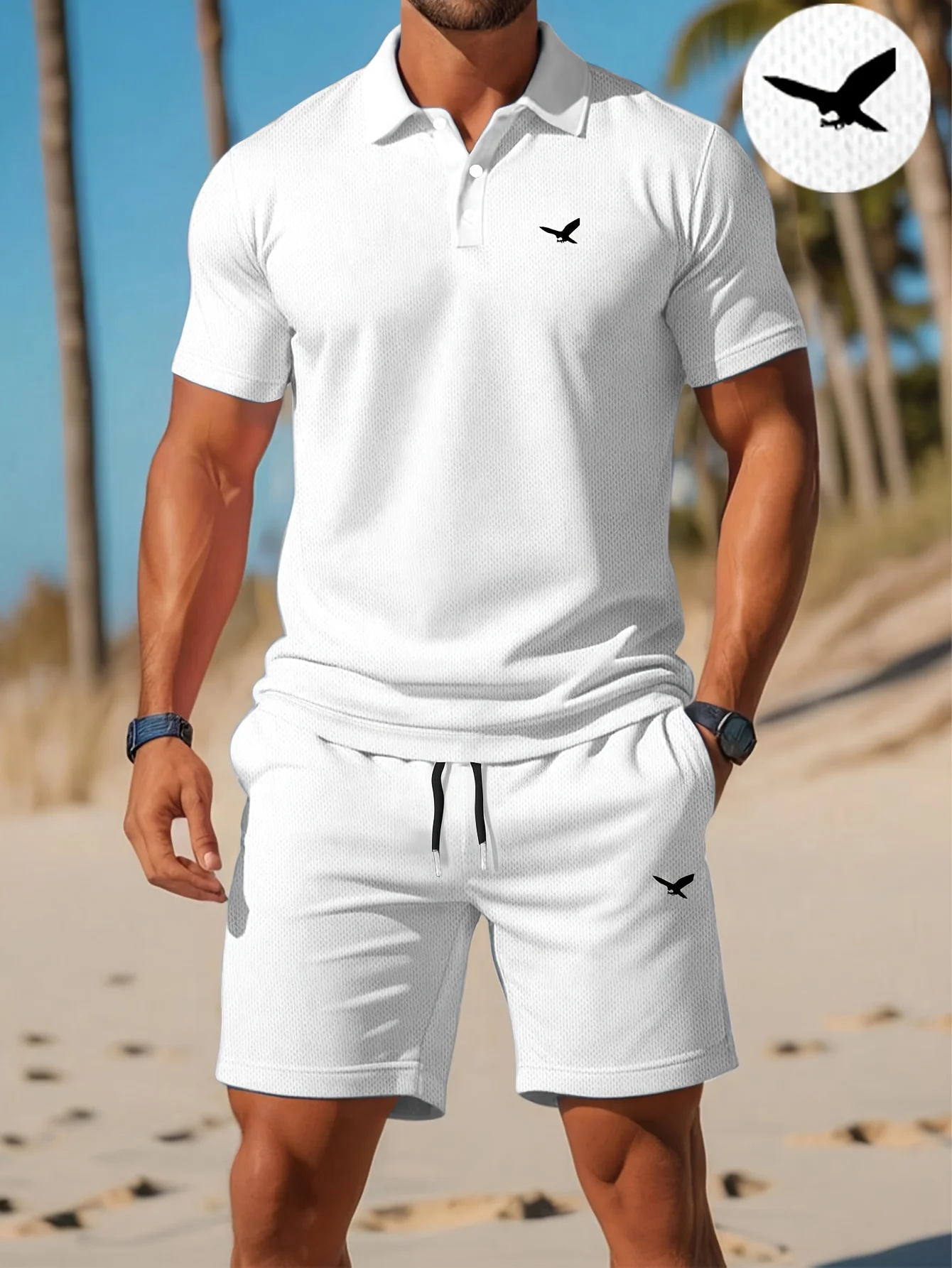 Men'S Fashion Polo Shirt - Sommerliches neues Herren-Poloshirt-Set, lässig, sportlich, cool,