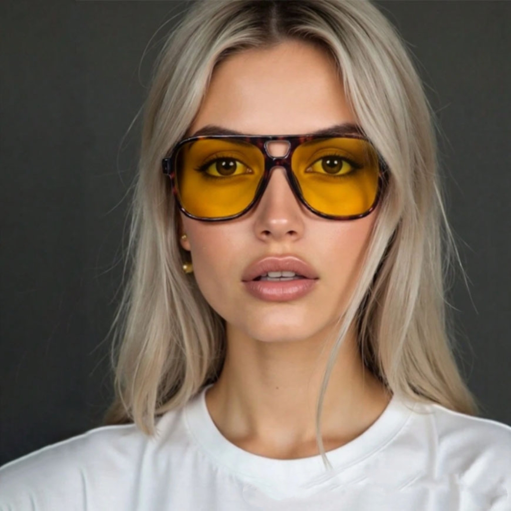 Men'S Fashion Old Money - Neue Vintage Klassische Designer-Doppelbrücken-Pilotensonnenbrille für Damen