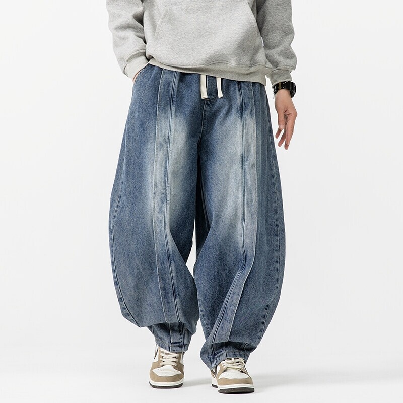 Men'S Fashion Linen Pants - 2025 neue Vintage Harem Hosen Männer