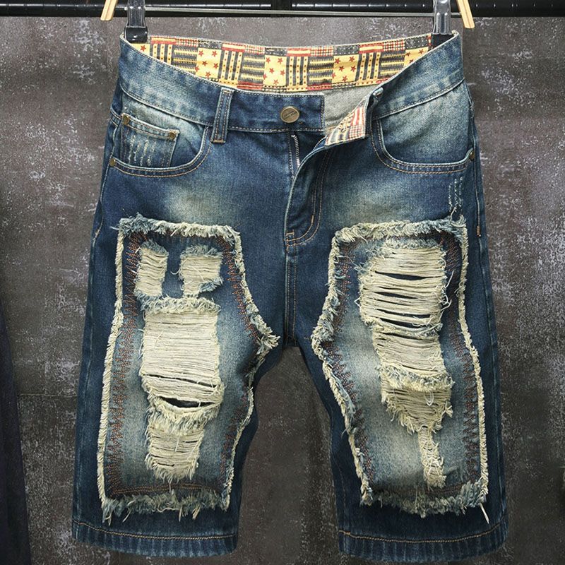 Men'S Fashion Trousers - Neue Jeans-Shorts im europäischen und amerikanischen