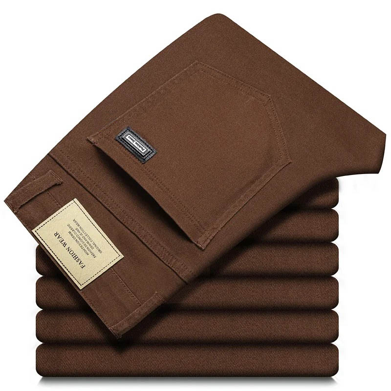 Men'S Fashion Linen Pants - Mode Lose Gerade Business Casual Stretch
