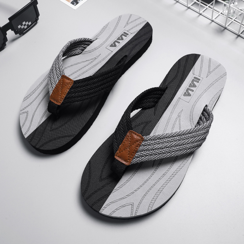 Men'S Fashion Footwear - Einfache, modische Flip-Flops für Herren, leicht,