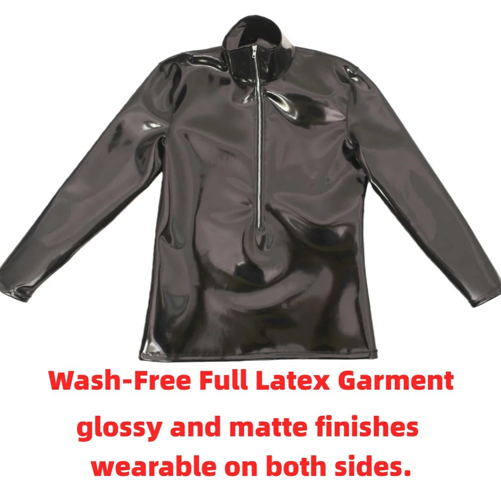 Neue Mode Tuch Latex männer T- – Mens Fashion Wear Bewertung und Preis