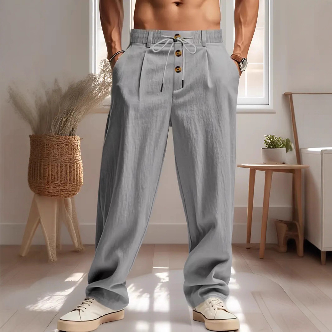 Neue Herrenhose aus Baumwolle  – Men'S Fashion Linen Pants Bewertung und Preis