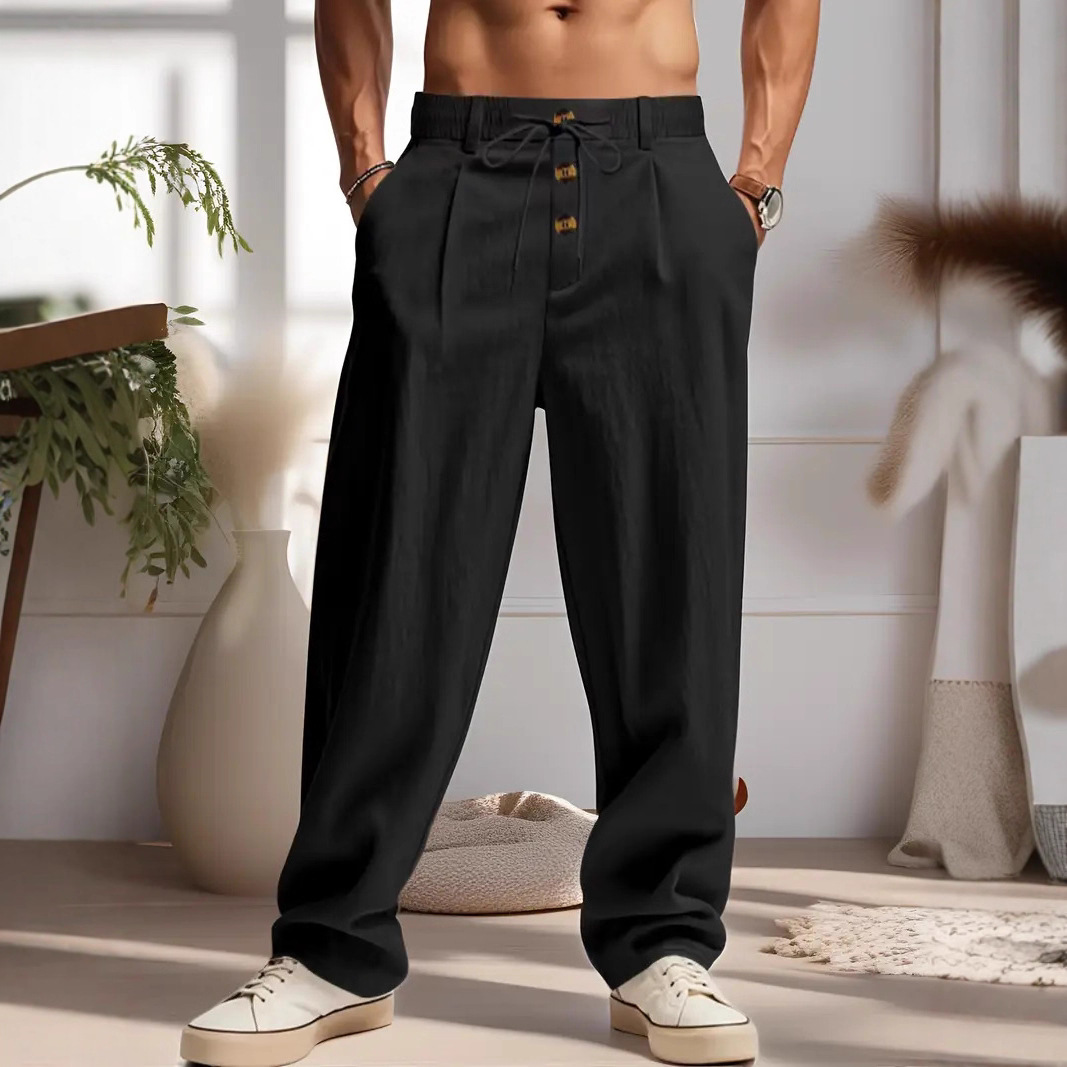Neue Herrenhose aus Baumwolle  – Men'S Fashion Linen Pants Bewertung und Preis