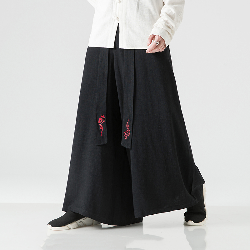 2023 Mode Männer Leinen weites – Men'S Fashion Linen Pants Bewertung und Preis