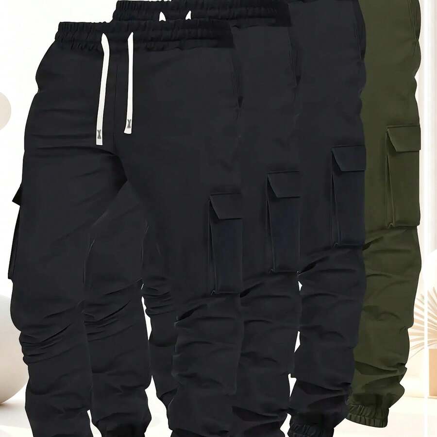 2025 Neu 4-teilige Herren Über – Cargo Jogger Pants Bewertung und Preis