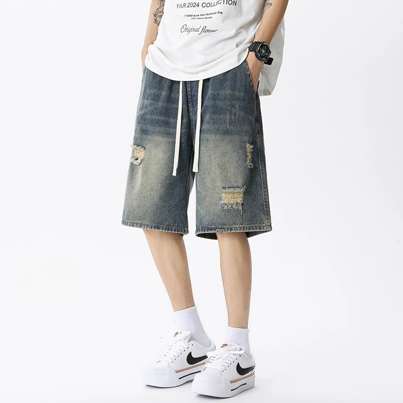 Sommer Dünne Denim Shorts männ – Men'S Fashion Linen Pants Bewertung und Preis