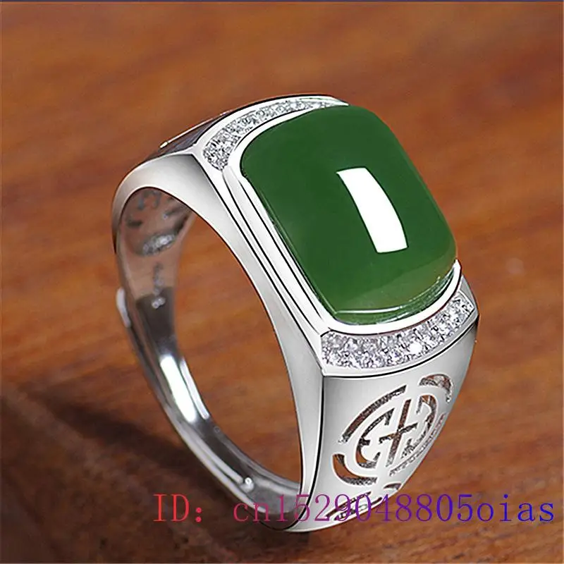 Grüner Jade-Ring, Geschenke, m – Men'S Fashion Rings Bewertung und Preis
