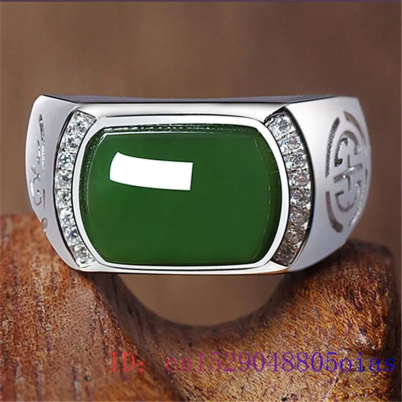 Grüner Jade-Ring, Geschenke, m – Men'S Fashion Rings Bewertung und Preis