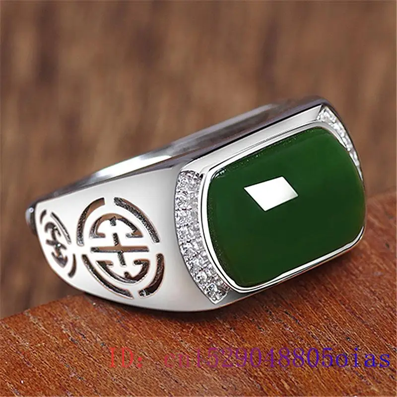 Grüner Jade-Ring, Geschenke, m – Men'S Fashion Rings Bewertung und Preis
