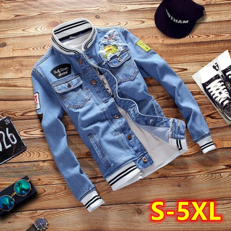 Neue 2026 männer Denim Jacken  – Mens Fashion Denim Jacket Bewertung und Preis