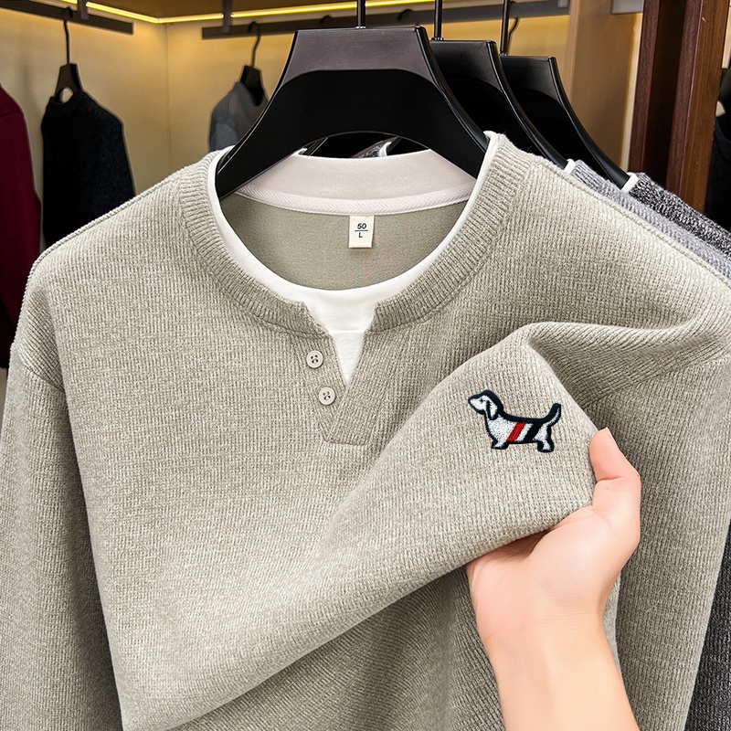 Modischer Trend: Einfarbiges H – Mens Fashion Wear Bewertung und Preis