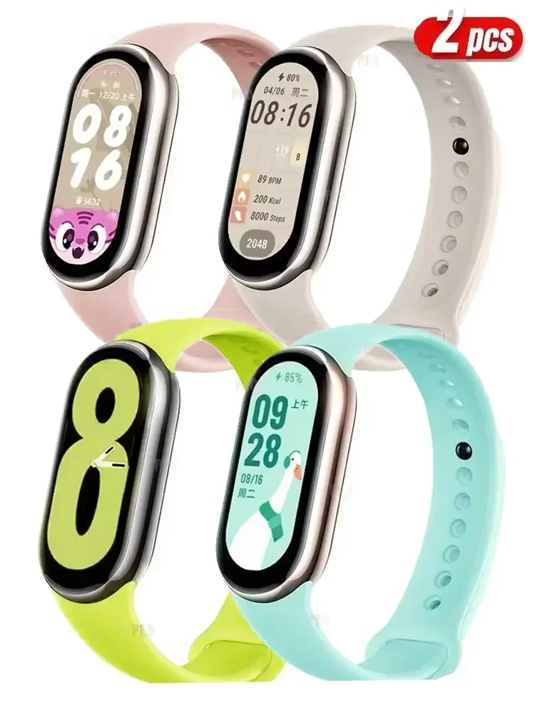 2PCS Silikon Strap Für Xiaomi  – Men'S Fashion Website Bewertung und Preis