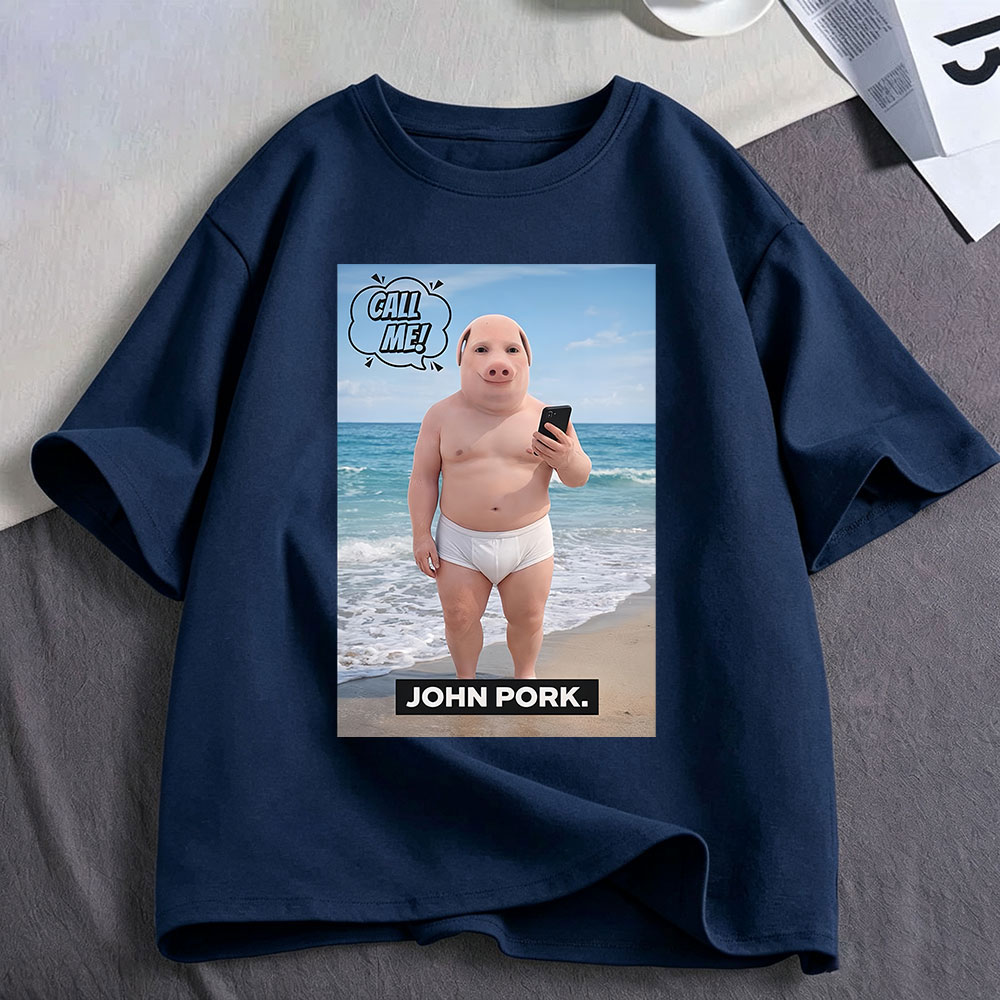 John Pork Is Calling Lustiges  – Fashion Mens Shirt Bewertung und Preis