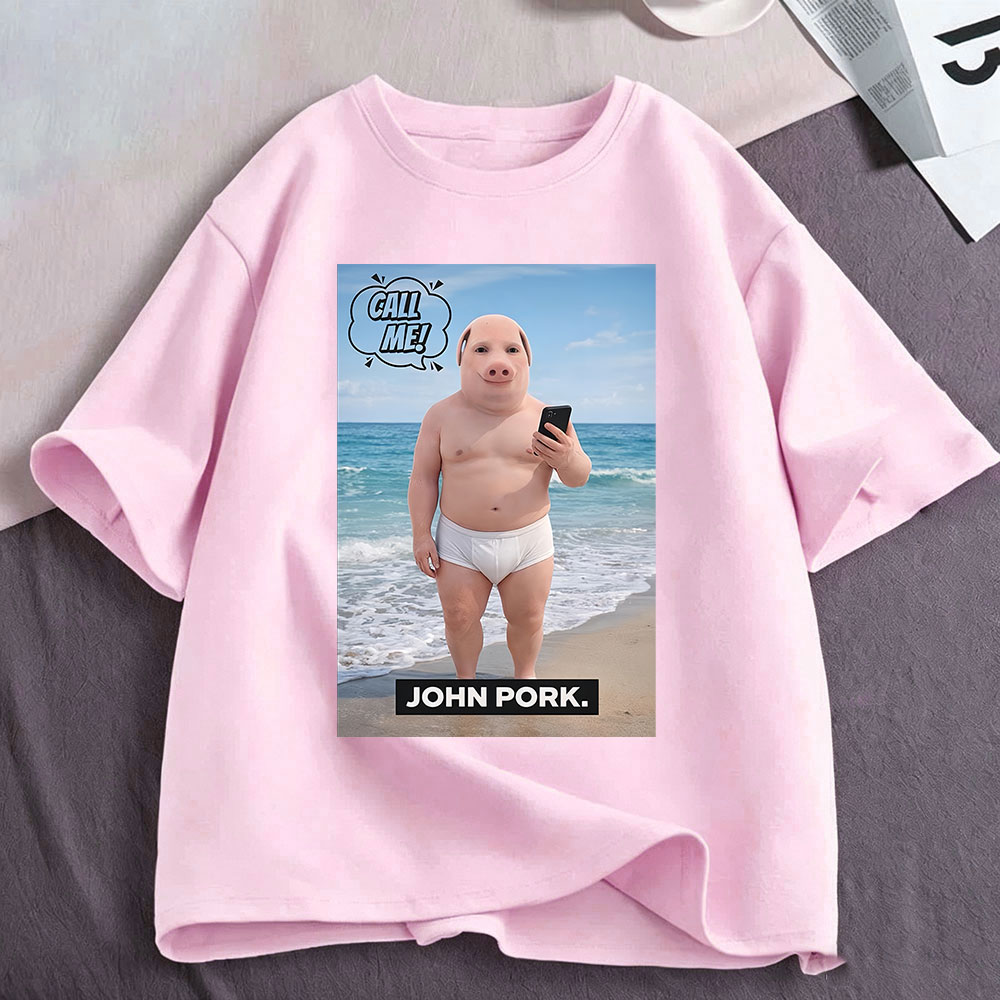 John Pork Is Calling Lustiges  – Fashion Mens Shirt Bewertung und Preis