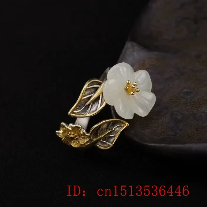 925 Silber Weißer Hetian Jade  – Men'S Fashion Rings Bewertung und Preis