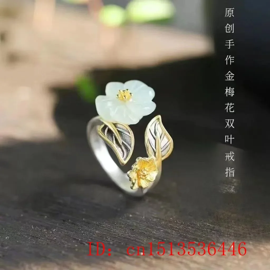 925 Silber Weißer Hetian Jade  – Men'S Fashion Rings Bewertung und Preis