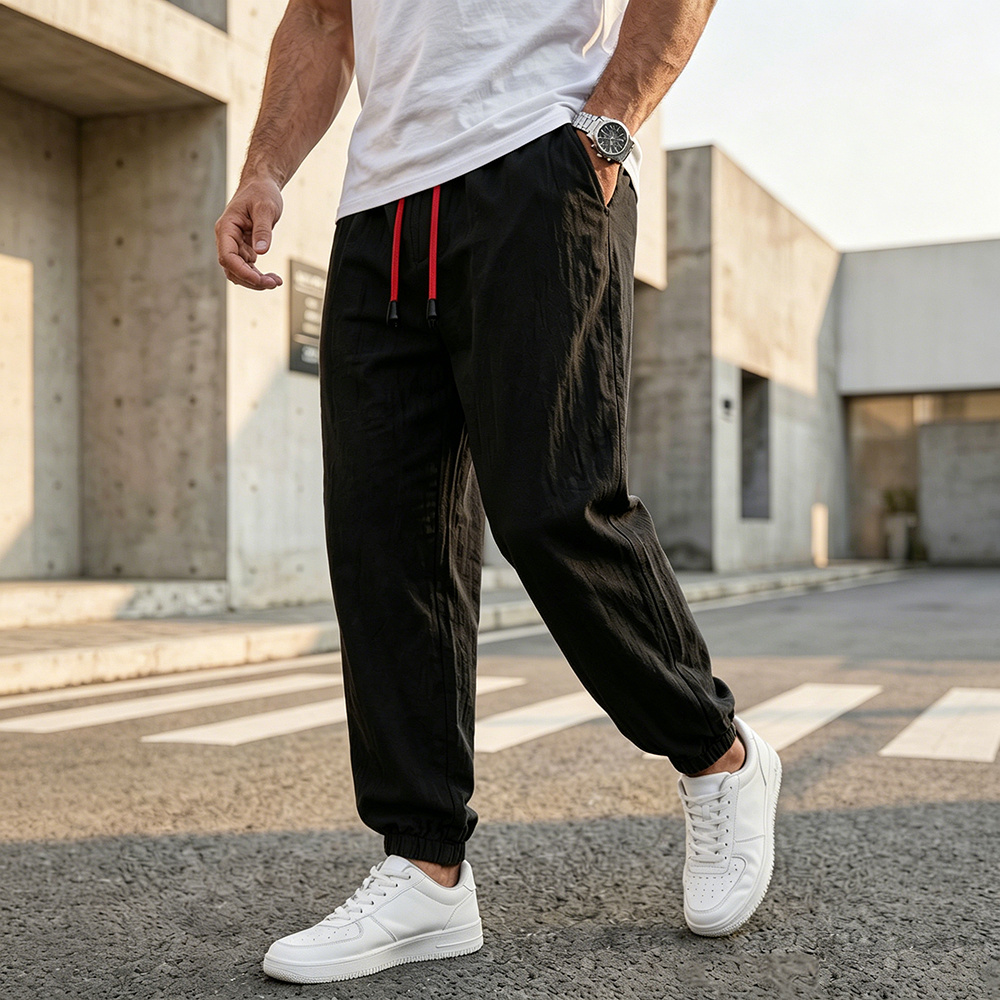 Herren Casual Haremshose, Lock – Men'S Fashion Linen Pants Bewertung und Preis
