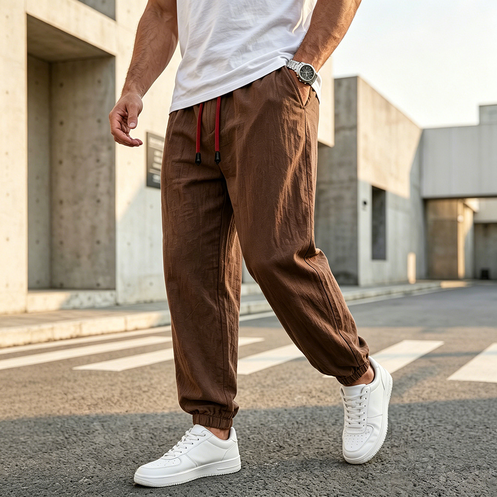 Herren Casual Haremshose, Lock – Men'S Fashion Linen Pants Bewertung und Preis