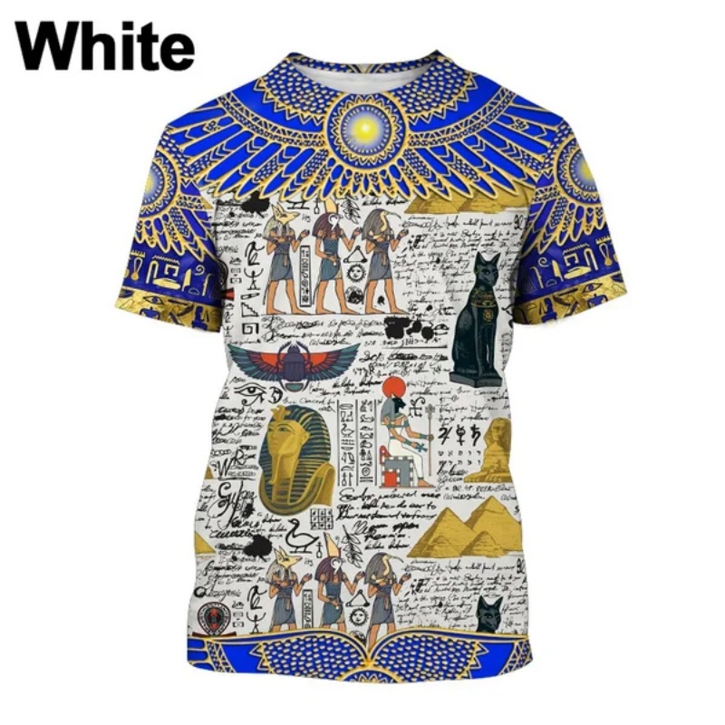 3D Gedruckt Pharao Anubis T-Sh – Men Fashion Egypt Bewertung und Preis