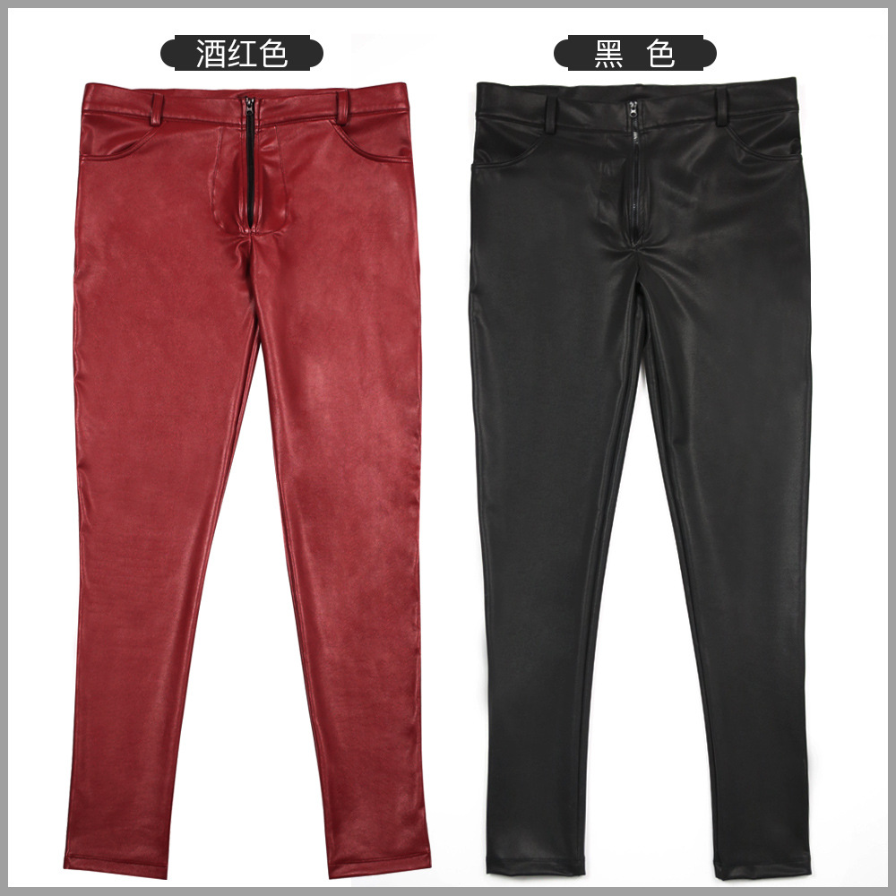 Herren PU-Leder Skinny Jeans S – Men'S Fashion Linen Pants Bewertung und Preis