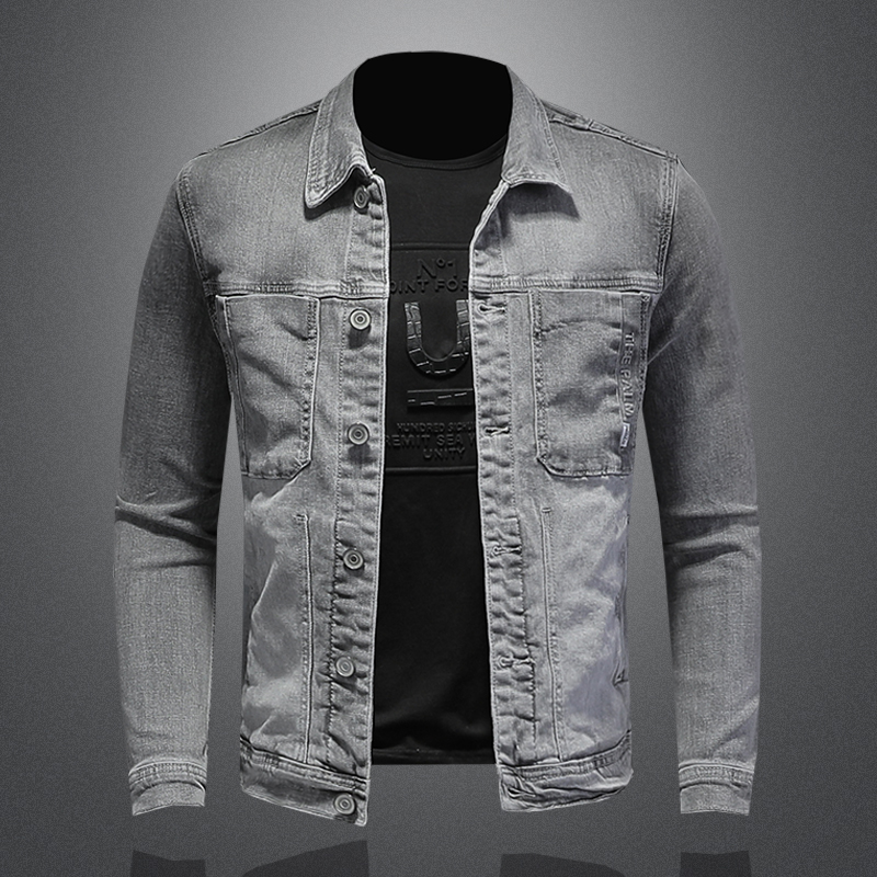 Mode Denim Jacke Männer Baumwo – Mens Fashion Denim Jacket Bewertung und Preis