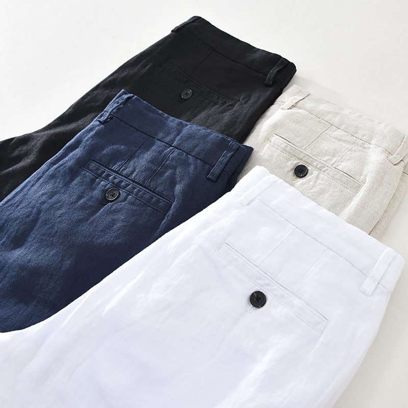 Einfache Herren-Leinen-Freizei – Men'S Fashion Linen Pants Bewertung und Preis