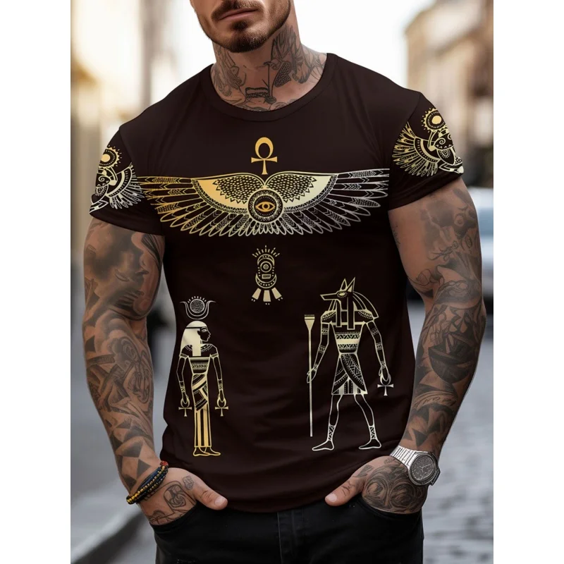 Grafik-T-Shirt mit Motiven des – Men Fashion Egypt Bewertung und Preis