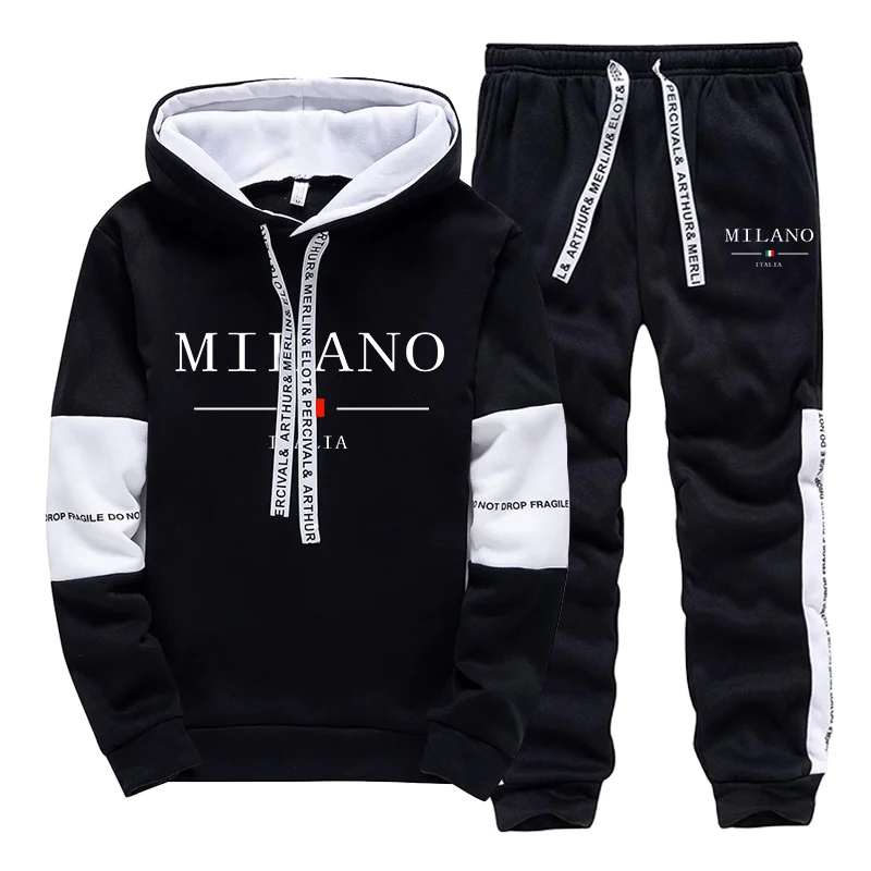 Herren-Set/Hoodie/Hose Italien – Men'S Fashion Trousers Bewertung und Preis