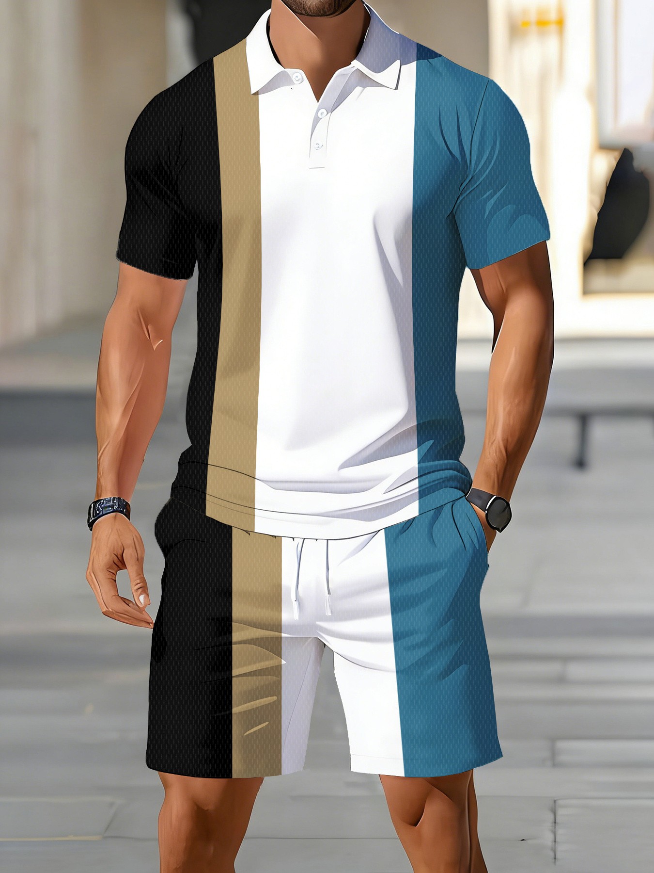 2026 Sommer Amerikanisches Her – Men'S Fashion Polo Shirt Bewertung und Preis