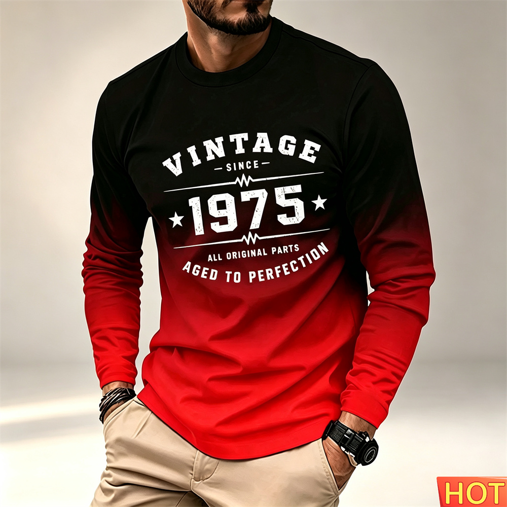 Neues Herren-Langarm-T-Shirt f – Fashion Mens Shirt Bewertung und Preis