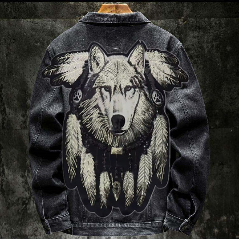 Amerika Vintage Schwere Wolf G – Mens Fashion Denim Jacket Bewertung und Preis