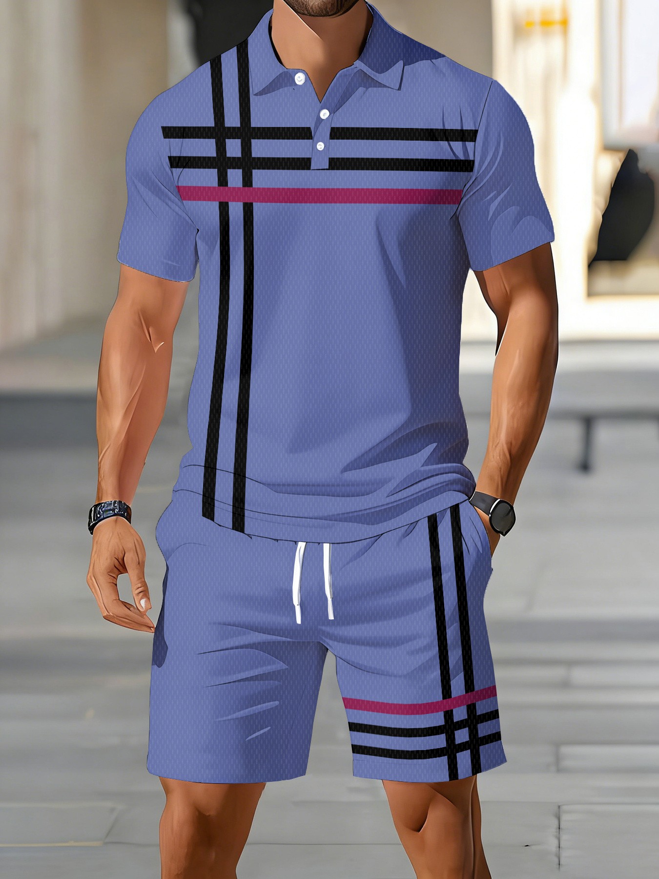 2026 Sommer Amerikanisches Her – Men'S Fashion Polo Shirt Bewertung und Preis