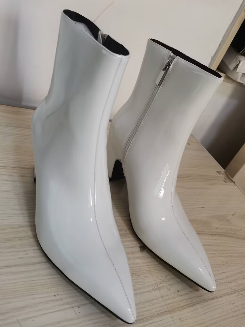 Neue modische weiße Stiefel fü – Mens Fashion Dress Shoes Bewertung und Preis