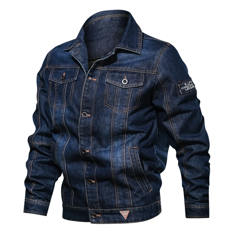 Neue 2025, lässige Herren-Jean – Mens Fashion Denim Jacket Bewertung und Preis