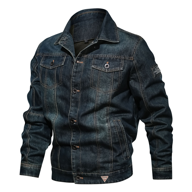 Neue 2025, lässige Herren-Jean – Mens Fashion Denim Jacket Bewertung und Preis