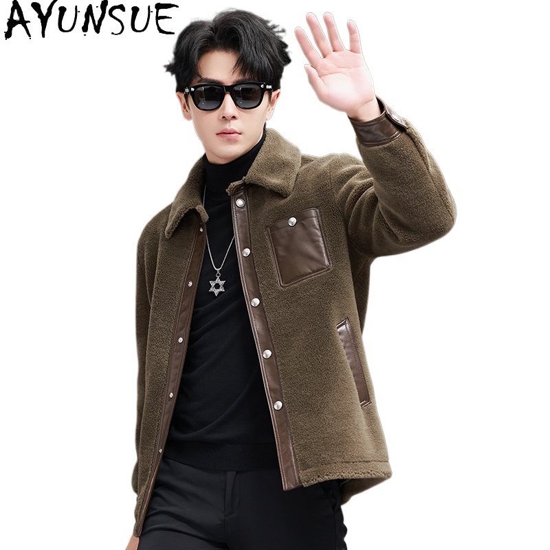 AYUNSUE 100 % Wollmantel für H – Mens Fashion Winter 2025 Bewertung und Preis