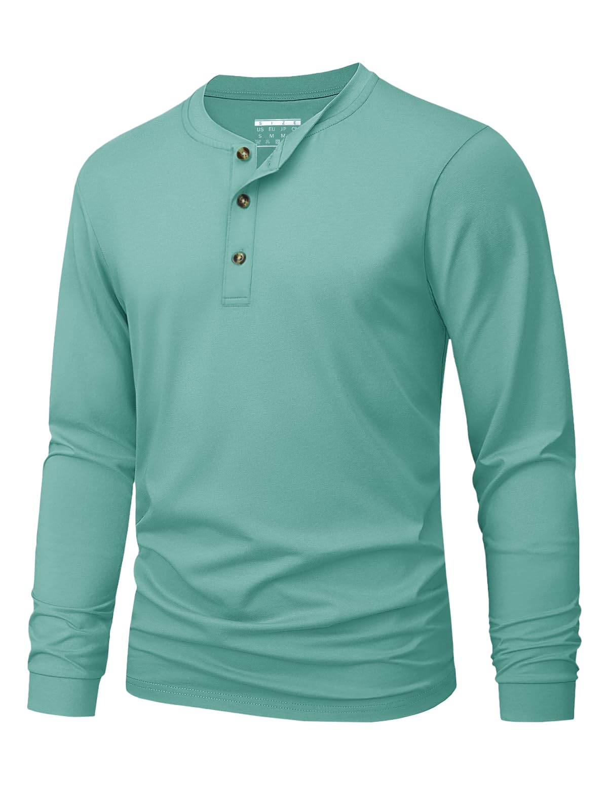 Herren-Henley-T-Shirt, schlich – Fashion Mens Shirt Bewertung und Preis