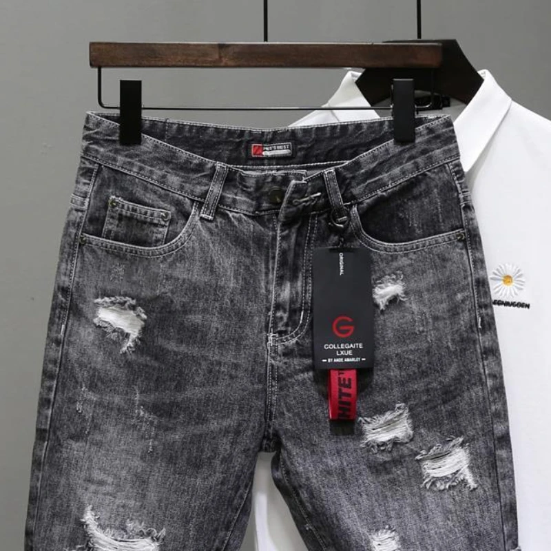 Herren kurze Jeans Hosen schwa – Men'S Fashion Trousers Bewertung und Preis