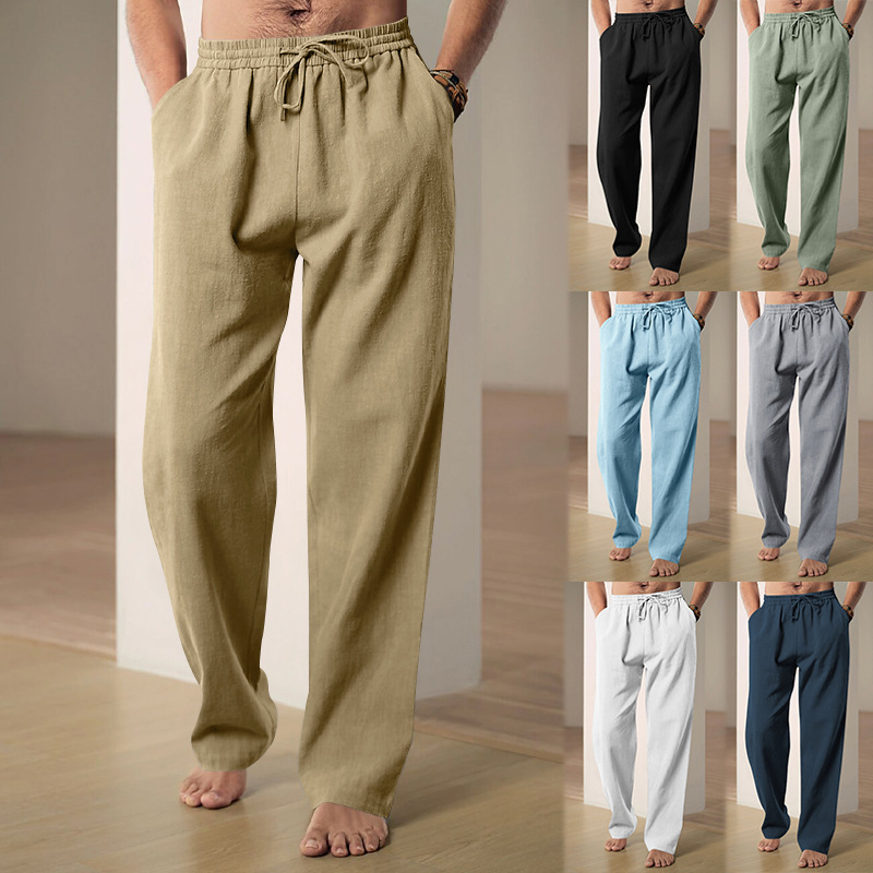 Herren Sommer Lässige Hose mit – Men'S Fashion Linen Pants Bewertung und Preis